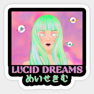 Lucid Dreams Pastel Goth Beauty Sticker